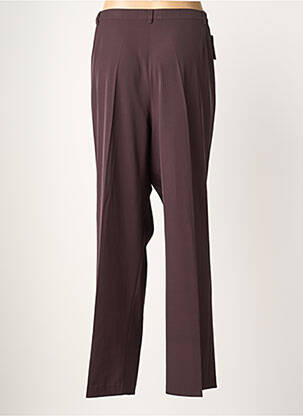 Pantalon droit taille élastique taille normale marron JUMFIL femme