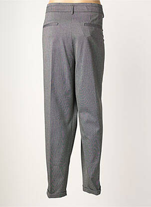 Pantalon chino fermeture zippée sous rabat boutonné taille normale gris FRED SABATIER femme