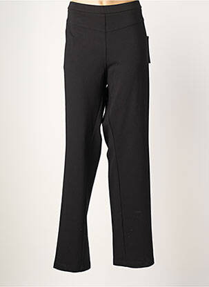 Pantalon droit stretch taille normale noir FRED SABATIER femme