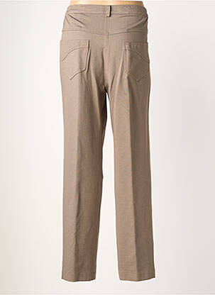 Pantalon droit stretch taille normale marron JUMFIL femme