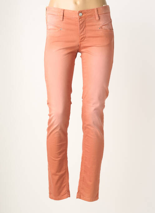 Jeans coupe slim stretch taille normale orange CARLA KOPS femme