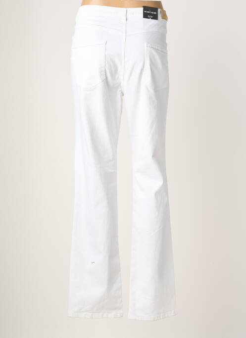 Jeans coupe slim taille normale taille normale blanc BRUNO SAINT HILAIRE femme