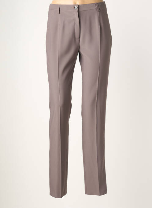 Pantalon slim poches taille haute gris JUMFIL femme