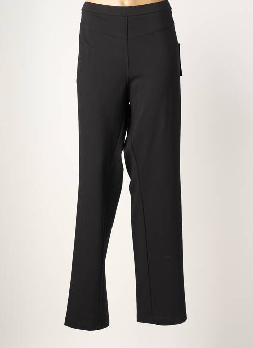 Pantalon droit stretch taille normale noir FRED SABATIER femme