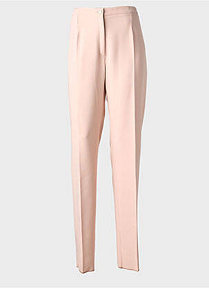 Pantalon droit stretch taille normale rose JUMFIL femme