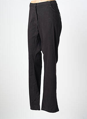 Pantalon droit stretch taille normale noir DIANE LAURY femme