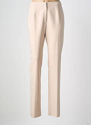 Pantalon slim taille élastique taille normale beige JUMFIL femme