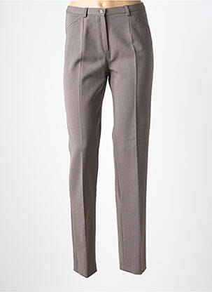 Pantalon slim stretch taille normale marron JUMFIL femme