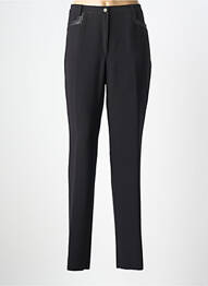 Pantalon slim stretch taille normale noir JUMFIL femme