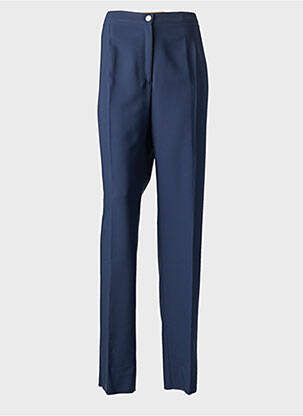 Pantalon droit stretch taille normale bleu JUMFIL femme