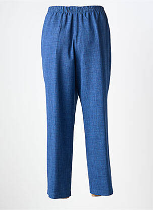 Pantalon droit tissage crêpe taille normale bleu JUMFIL femme