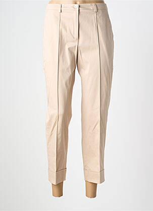 Pantalon 7/8 stretch taille normale beige JUMFIL femme