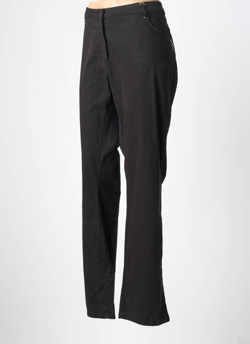 Pantalon droit stretch taille normale noir DIANE LAURY femme