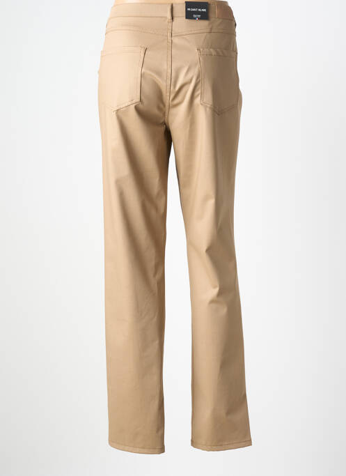 Pantalon droit stretch taille normale marron SAINT HILAIRE femme