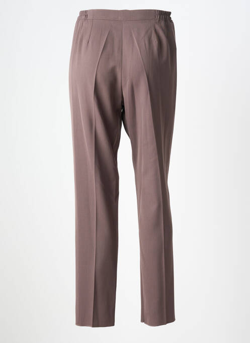 Pantalon droit stretch taille normale marron JUMFIL femme