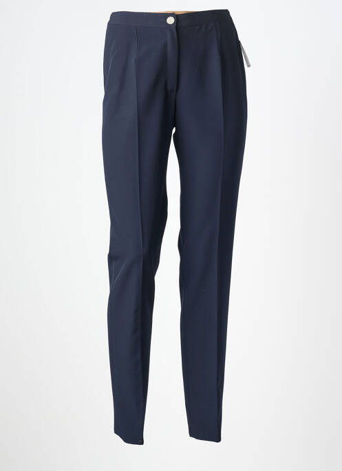 Pantalon slim taille élastique taille normale bleu JUMFIL femme