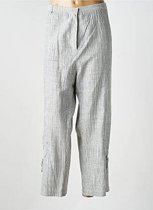 Pantalon 7/8 taille à pinces taille normale gris JUMFIL femme