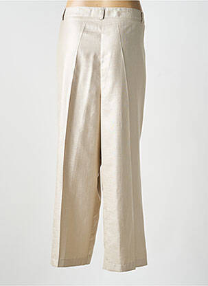 Pantalon 7/8 taille élastique taille normale beige JUMFIL femme