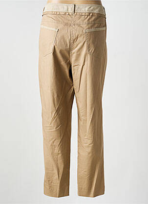 Pantalon droit stretch taille normale beige FUEGO WOMAN femme