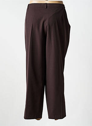 Pantalon 7/8 taille élastique taille normale marron JUMFIL femme