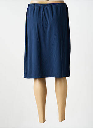 Jupe mi-longue stretch bleu MERI & ESCA femme