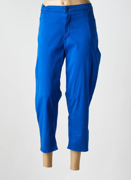 Pantacourt stretch taille normale bleu JUMFIL femme