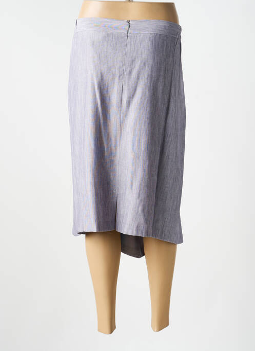 Jupe mi-longue coupe droite gris JUMFIL femme