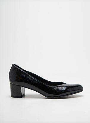 Escarpins tissage vernis talon de 4 à 6cm noir ROSEWOOD femme