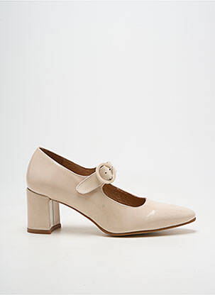Escarpins fermeture boucle(s) talon de 4 à 6cm beige ROSEWOOD femme
