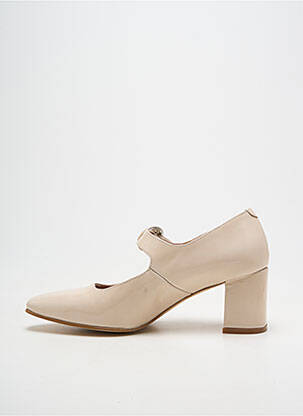 Escarpins fermeture boucle(s) talon de 4 à 6cm beige ROSEWOOD femme