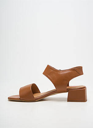 Sandales/nu pieds type de semelle amortissante talon de 4 à 6cm marron ROSEWOOD femme