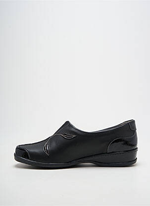 Chaussures de confort tissage satiné talon plat jusqu'à 3cm noir SUAVE femme