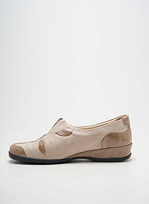Chaussures de confort bout rond talon plat jusqu'à 3cm beige SUAVE femme