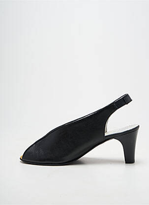 Sandales/nu pieds type de semelle amortissante talon de 4 à 6cm noir INEA femme