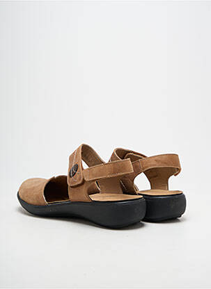 Sandales/nu pieds talon de 4 à 6cm marron WESTLAND femme