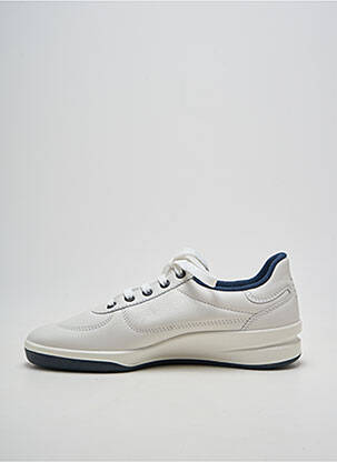 Baskets semelle amovible talon de 4 à 6cm blanc TBS femme