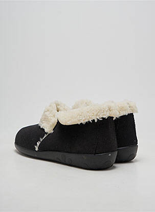 Chaussons/pantoufles bout rond talon plat jusqu'à 3cm noir ROHDE femme