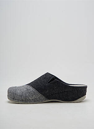 Chaussons/pantoufles bout rond talon de 4 à 6cm bleu ROHDE femme