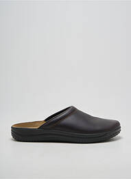 Chaussons/pantoufles bout rond bout rond marron ROHDE unisexe