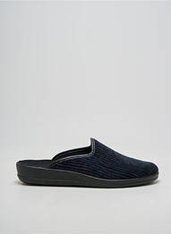 Chaussons/pantoufles tissage velours bout rond bleu ROHDE homme
