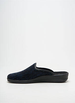 Chaussons/pantoufles tissage velours bout rond bleu ROHDE homme