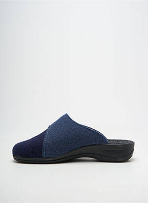 Chaussons/pantoufles voute plantaire talon de 4 à 6cm bleu ROHDE femme