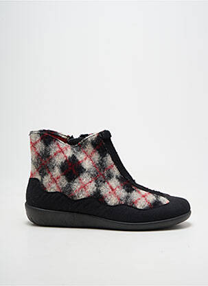 Chaussons/pantoufles bout rond talon plat jusqu'à 3cm noir ROHDE femme