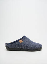 Chaussons/pantoufles bout rond talon de 4 à 6cm bleu ROHDE femme