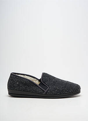 Chaussons/pantoufles bout rond bout rond gris ROHDE homme