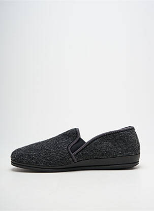 Chaussons/pantoufles bout rond bout rond gris ROHDE homme