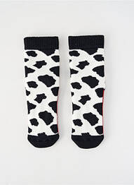 Chaussettes stretch noir BERTHE AUX GRANDS PIEDS femme
