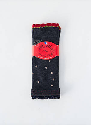 Mitaines stretch rouge BERTHE AUX GRANDS PIEDS femme