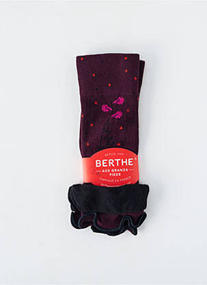 Mitaines violet BERTHE AUX GRANDS PIEDS fille
