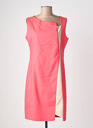 Robe courte sans manche sans manche rose QUATTRO femme